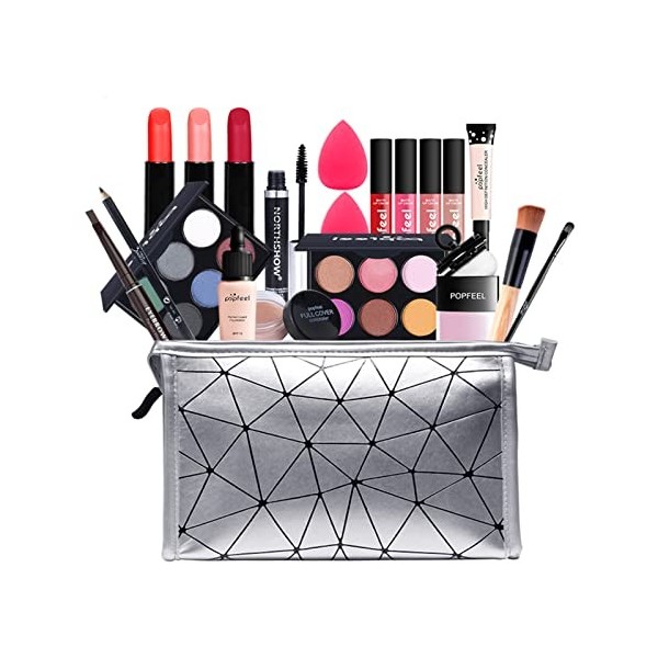 Neamou Kit Complet de Maquillage | Kit de Maquillage 20/29/37 pièces pour Femme Kit Complet - Ensemble de Maquillage de Voyag