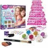 Kit de tatouage à paillettes Tytoo Funshine pour filles, avec 55 modèles inclus. Hypoallergénique, durable jusqu’à 18 jours