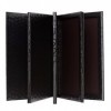 Allwon 4 - layer Book Magnetic Palette large empty Vanity Palette Storage Box for Eye Shadow Lip blush Powder Black 