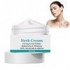 Crème Cou et Décolleté, Crème Pour Le Cou Raffermissante, Crème pour le cou pour laffaissement et le resserrement Anti-rides