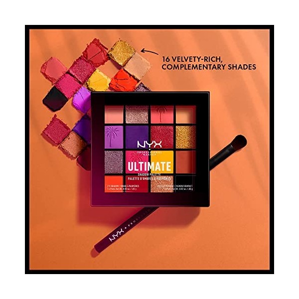 NYX Professional Makeup compatible - Ultimate Shadow Palette - Festiv