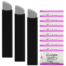 50 pièces Master Microblading Needles 18 Jetables Microblading Aiguilles Nano 0,16 mm Créez de Magnifiques Nano Sourcils 