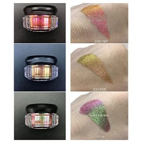 9 couleurs fard paupières caméléon multichrome,palette fards paupières diamant métallique,poudre fard paupières pigmentée cha