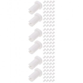 POPETPOP 300 Pièces Aiguille Anti-blocage Du Flacon De Colle Bouchon De Bouteille De Colle à Cils Pince à Cils Pour Extension