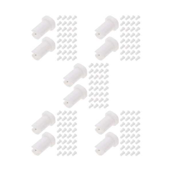 POPETPOP 300 Pièces Aiguille Anti-blocage Du Flacon De Colle Bouchon De Bouteille De Colle à Cils Pince à Cils Pour Extension