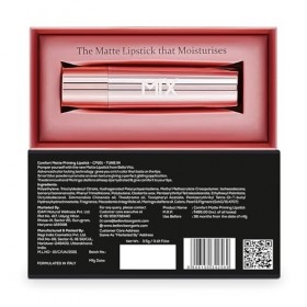 Ethnic Choice Organic TUNE IN Comfort Matte Priming Lipstick, Highly Pigmented, Moisturised, Smudge Proof, Long Lasting Colou