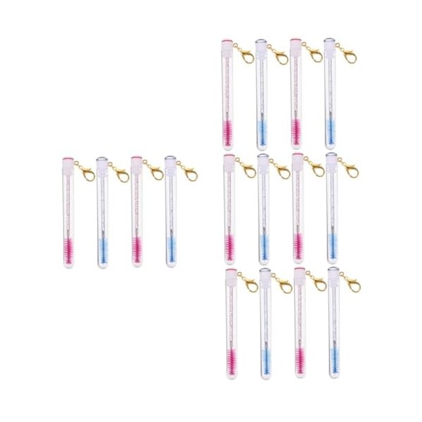 Didiseaon 16 Pièces Tube Brosse À Mascara Spooly Pour Cils Brosses À Cils Porte-clés Tubes De Mascara Vide Diamant Cils Venti