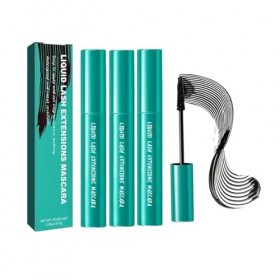 Mascara liquide for extension de cils, mascara noir riche, imperméable et résistant à la transpiration, dure toute la journée