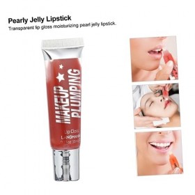 HAPINARY 8 Pièces Rouge à Lèvres Gelée De Perles Paillettes Claires Brillant à Lèvres Non Desséchant Huile à Lèvres Scintilla