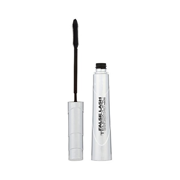 2 x LOreal Paris False Lash Telescopic Magnetic Black Mascara 9ml