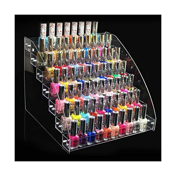 Vernis à Ongles Organisateur Support étagère, Vernis à Ongles Acrylique Clair Maquillage Présentoir Support Organisateur Supp