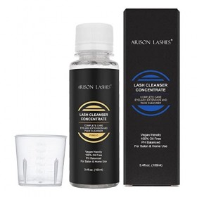 Lash Extension Shampoo Concentré Professionelles 100ML Wimpernverlängerungsshampoo Natürlicher schäumender Reiniger für Wimpe