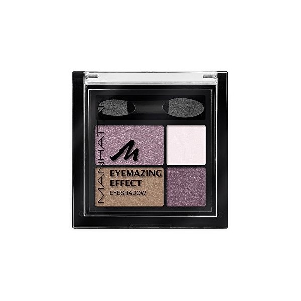 Manhattan Eyemazing Effect Eyeshadow - Palette de 4 Fards à Paupières Shimmer Smokey Eyes - Rose Wood 95C