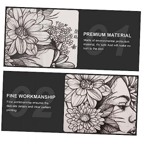 Mipcase 3 Pcs Autocollants Fleur Motif Autocollant Corps Autocollant Femmes Cou Tournesol ​​Autocollant Autocollants Fleur Au