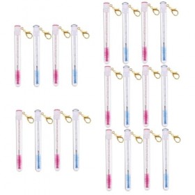 Housoutil 20 Pièces Tube Brosse À Mascara Brosses En Éventail Brosse À Cils Avec Capuchon Pinceaux À Cils Accessoires De Maqu