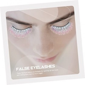 DOITOOL 20 Paires De Faux Cils Colorés 3D Faux Cils Faux Cils Naturels Réutilisables Faux Cils Faux Cils Colorés Faux Cils Fa