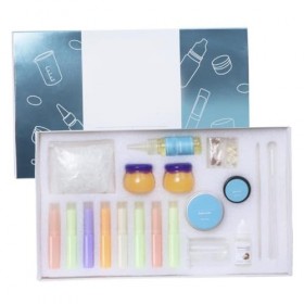 Kit de brillant à lèvres bricolage, kit de fabrication de baumes à lèvres pour filles, kit de fabrication de brillant à lèvre