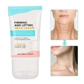Crème Raffermissante pour le Cou Crème Anti-rides Crème pour le Cou Lifting Raffermissant Anti-âge Élimination des Rides Crèm