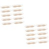 FRCOLOR Lot de 20 faux sourcils en silicone pour entraînement des sourcils - Outil dentraînement pour sourcils - Imperméable