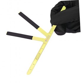 DOITOOL 5 Pièces Règle De Tatouage Des Sourcils Règle De Tatouage Des Sourcils Règle De Jauge De Microblading Guide De Tatoua