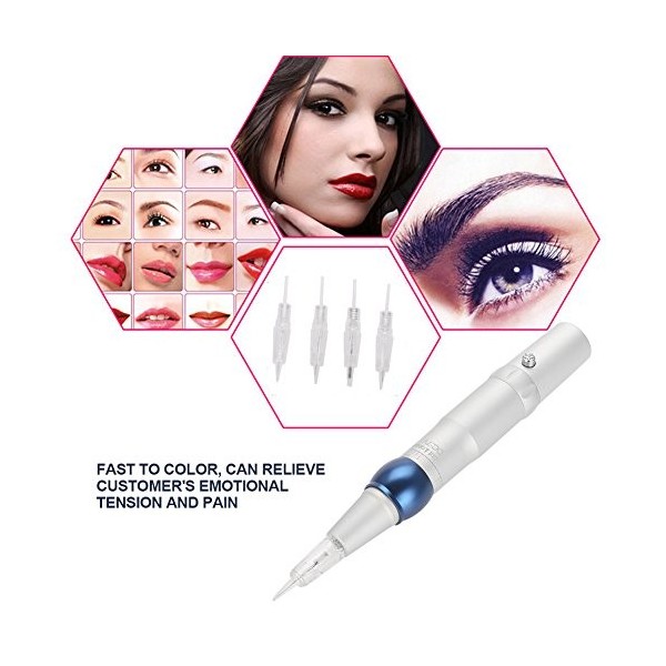 Numérique permanent Tattoo Pen, 35000 Rotation à sourcils Rotary tatouage Machine Maquillage permanent Stylet Eyeline sourcil