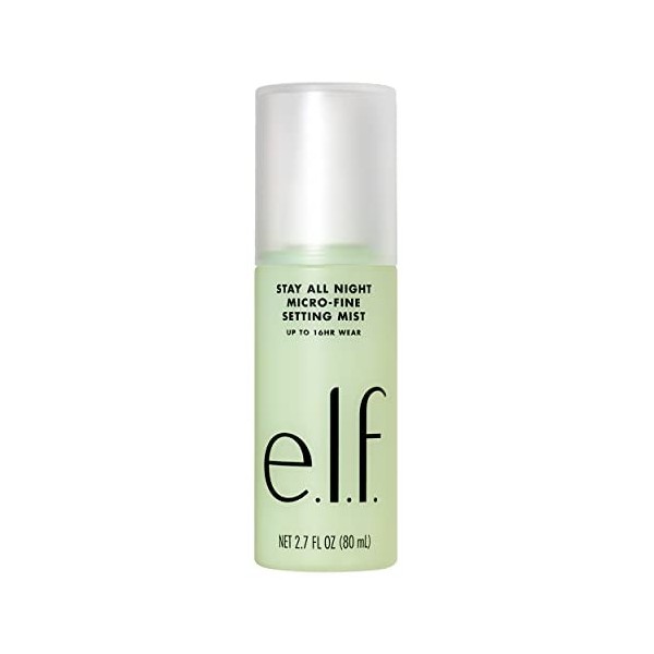 e.l.f. Stay All Night Micro-Fine Setting Brouillard, Hydratant & Refreshing Maquillage Setting Spray pour 16 HR Wear-time, Ve