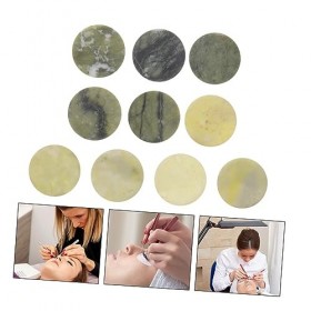 Housoutil 10 Pièces Plateau Rond Accessoires Pour Outils Plateaux Porte-Colle À Cils Outil De Cils Porte-Cils Accessoires De 