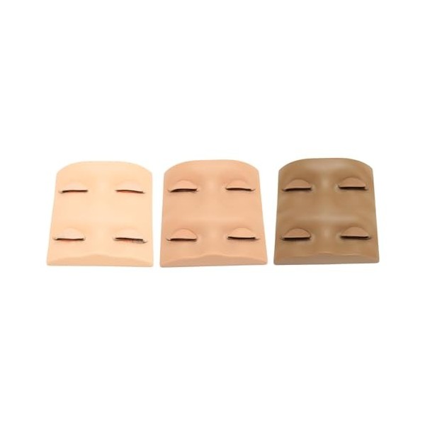 Tête de Mannequin de Cils, Tête de Mannequin dextension de Cils Réutilisable Résistante à lusure Simulée Durable Douce 3 Pi