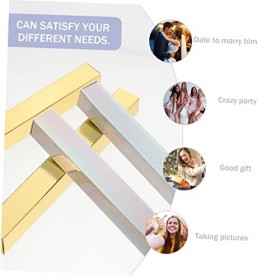 DOITOOL 50Pcs Boîtes Échantillon Brillant À Lèvres Baume À Lèvres Conteneurs Conteneur Cadeau Boîte Parfum Cosmétique Boîte B