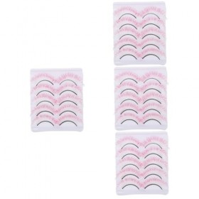 Didiseaon 20 Paires De Faux Cils Colorés Faux Cils DHalloween Cils DHalloween Dramatiques Faux Cils Réutilisables Cils De C