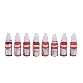 Pigments De Microblading Pour les Lèvres, Encre De Pratique De Tatouage De Couleur, Pigments De Maquillage Pour les Lèvres Se