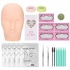 Kit Dextension De Cils, Ensemble Dexercices De Pratique Dextension De Faux Cils, Ensemble Doutils Dextension De Cils Pou