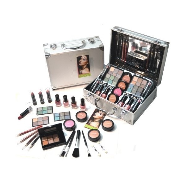 Beautycase 644 Vanity de maquillage en aluminium 48 pièces