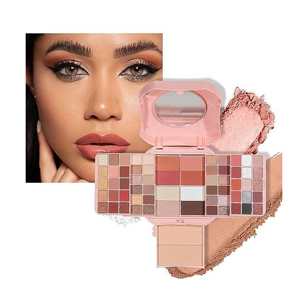 Kit de maquillage Professionnel, Joyeee Polyvalent Palette de Maquillage avec Fard à Paupières Correcteur Fard à Joues Brilla