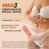 ANACA 3 - Crème Minceur Spécial Ventre - Amincissement Dans 100% Des Cas Testés* - Extrait De Jeune Pousses De Moutarde & Cap
