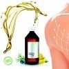 Huile Anti Cellulite 100% Naturelle aux Huiles Essentielles de Citron, Romarin et Cannelle Pénètre 6 FOIS plus profondément e