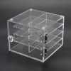 Organiseur de maquillage transparent, boîte de rangement pour extensions de cils, 8 couches, boîte de rangement pour faux cil