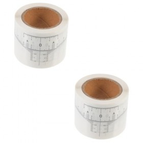 Angoily 2 Rouleaux Règle À Sourcils Maquillage Pochoir Kit De Maquillage Modèle De Mise En Forme Sourcils Outil À Coulisse Ou