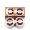 UAMOU 10/20/50/100 paires Faux cils de vison faits à la main Faux cils naturels maquillage croix désordre oeil 3D cils de vis