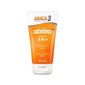ANACA 3 - Gel Minceur - Triple Action Anticellulite - Amincit & Raffermit La Peau - Caféine, Carnitine & Spiruline - 1 Applic