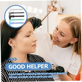 Housoutil 20 Pièces Règle De Mesure Des Sourcils Pied À Coulisse Double Échelle Règle De Microblading Filetage Des Sourcils É