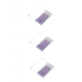 DOITOOL 3 Boîtes De Cils De Greffage De Couleur Poupées Cils Esthétiques Faux Cils Fluorescents Extension De Cils Faux Cils A