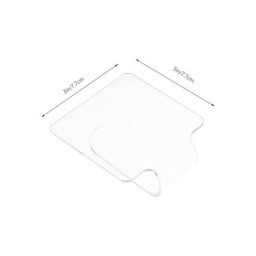 Angoily 10 Pcs Palette DOngles Acrylique Maquillage Nail Art Mélange Plaque De Maquillage Colle Palette Affichage Affichage 