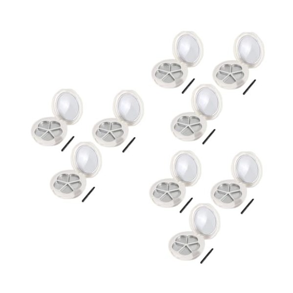 minkissy 6 Pcs Contenant De Poudre Blush Maquillage Rechargeable Fard À Paupières Échantillon Conteneurs Maquillage Fard À Pa