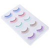 POPETPOP 30 Paires Faux Cils Colorés Fibre Pestañas Postizas Naturales Bande De Cils Dhalloween Faux Cils Denses Cils De Pou