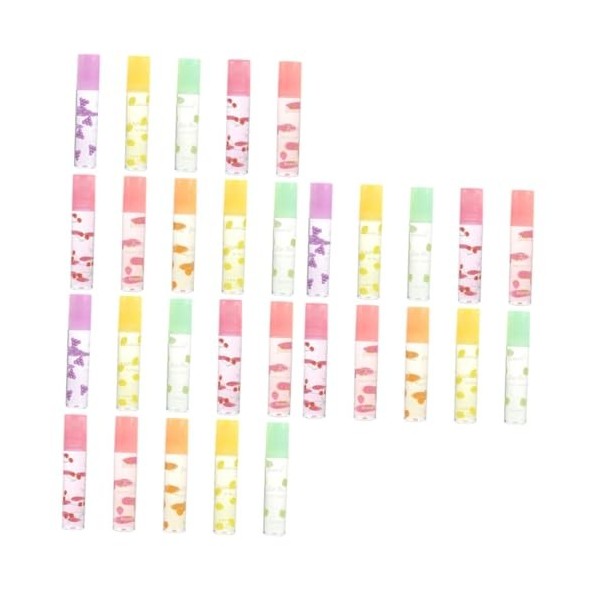 FRCOLOR 10 Pièces Baume À Lèvres Saveur De Fruit Brillant À Lèvres Lotion Hydratante Pour Les Lèvres Rouge Brillant À Lèvres 