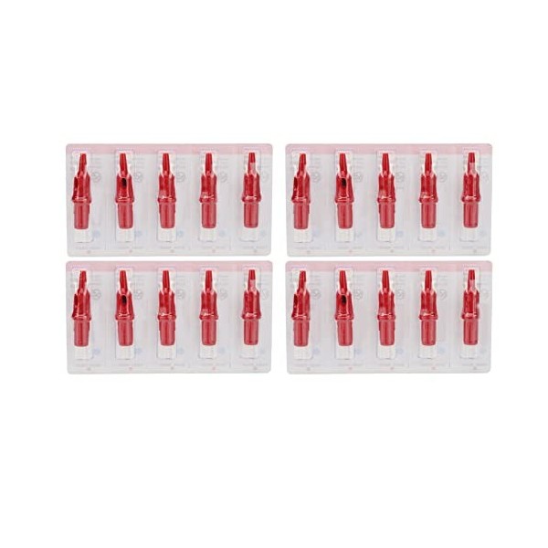 Lot de 20 aiguilles à cartouche de tatouage, jetables de 5 ml, aiguilles rondes pour tatouage couleur B 