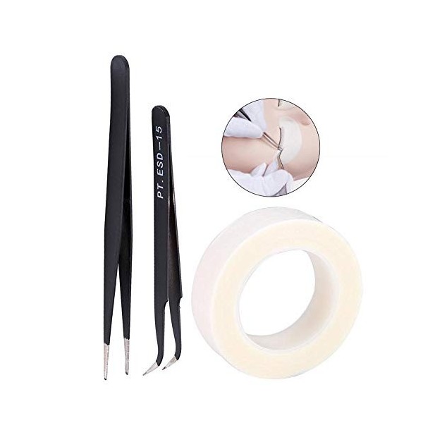 Kit dextension de cils, poupée de vitrine pour les cils - Pour les étudiants de beauté et les débutants