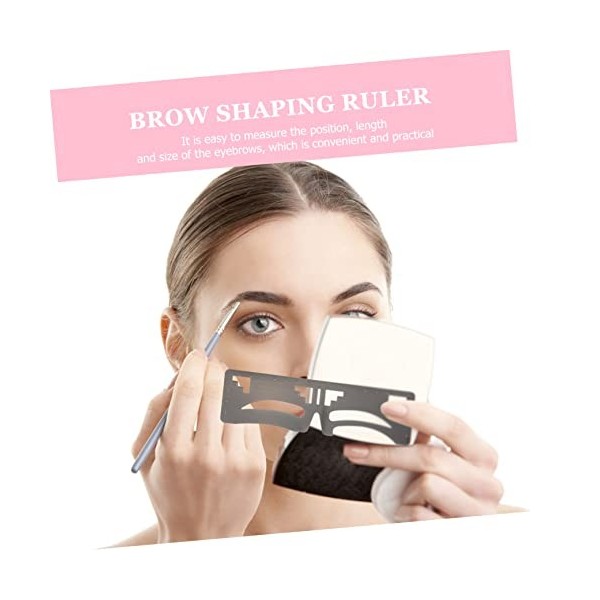 DOITOOL 6 Pcs Règle À Sourcils Pochoir De Mise En Forme Des Sourcils Règle En T Modèle De Microblading Pochoir À Sourcils T O