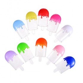 DOITOOL 20 Pièces Boîte à Cils De Crème Glacée Présentoir De Faux Cils Plateau De Faux Cils Boîtes De Rangement Pour Cils Étu